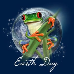 earth day frog